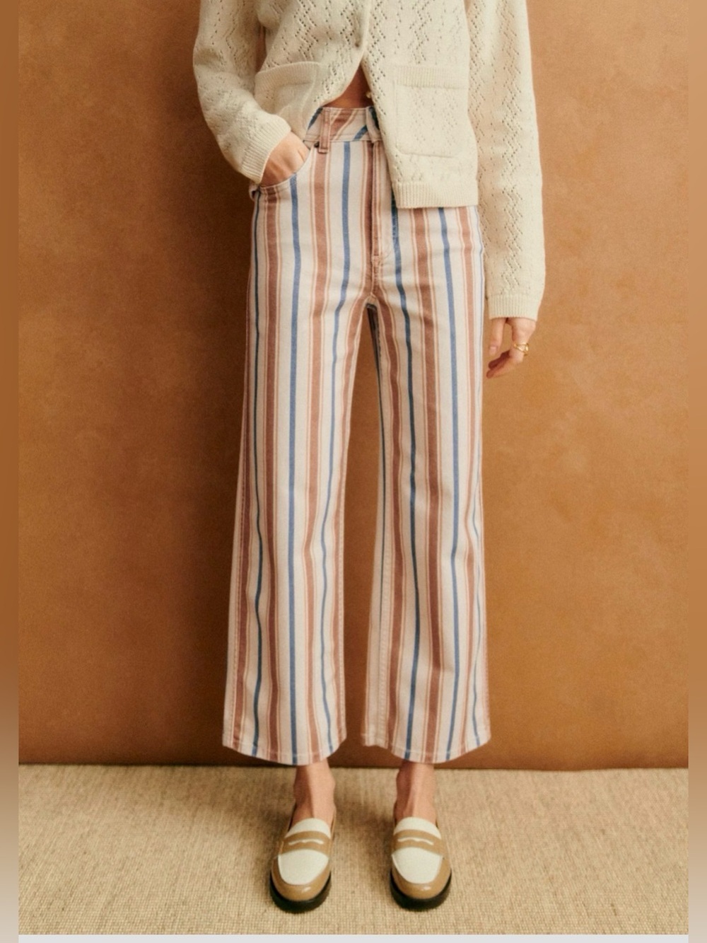 NWT Sezane le crop pants rarely rarely